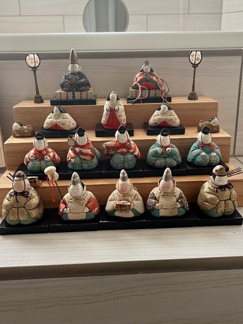 Antique Japanese Mini Hina Dolls
